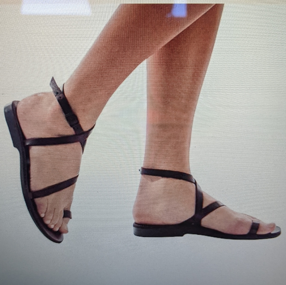 Jerusalem Sandals 'Mara' 6M Black